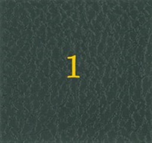 Scott Specialty Series Green Stamp Binder Label 1 Album / Slipcase Spine Number