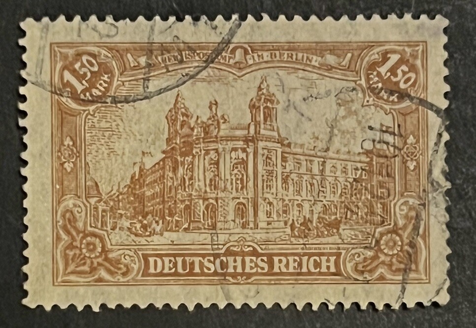 Travelstamps: Germany Stamp Architecture – 1.50m Used Handstamped