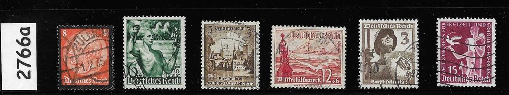 Stamps Regular postage all pre 1940 Third Reich era 1933-1945 Germany #2766a