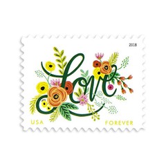 40 FOREVER Stamps “LOVE FLOURISHES” 2 Sheets Panes Wedding 🩷 Invitations