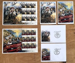 Ukraine stamps 2026 2 sheets of stamps + 2 fdc + 2 postcards Faith and Will