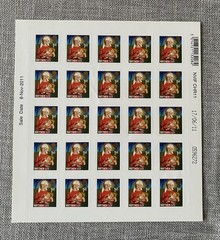 Royal Mail Staff Issue Christmas Card And 25 1st Class Stamps 2011 Mint