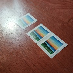 US 2026 SC #6112 5 cent Summer Sunset Presort issue Single & pair VF MNH