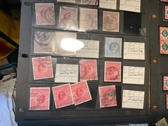 GB KEVII huge study collection in 3 High Values 2/6, 5/-, 10/- 16 cards *a512
