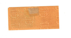 State of Ohio $15 Prepaid Sales Tax Vendor Stub & Consumer Receipt (U276)