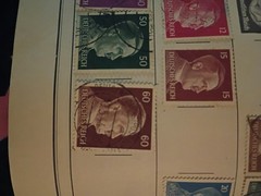 Six (or 7) Germany Third Reich German 1941 Adolf Hitler stamps returns accepted