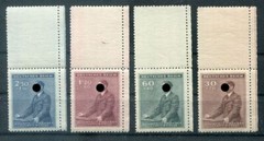 Bohemia 85/88LS Upright Blank Space MNH Postfresh (y80755