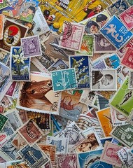 Lot of 100 Mixed Vintage Worldwide Stamps – 100% Off Paper – FREE SHIPPING!