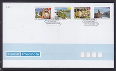 FDC: 2008 TOURIST PRECINCTS SET OF 4 PEEL AND STICK.