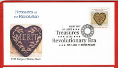 Treasures of the Revolution, COMPLETE Set of 10 Different First Day Covers