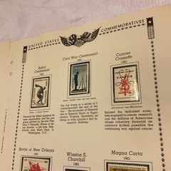 U.S.-(-1965-)-HISTORICAL EVENTS-lot Of 11-Stamps-ON ALBUM PAGE-MINT-#30