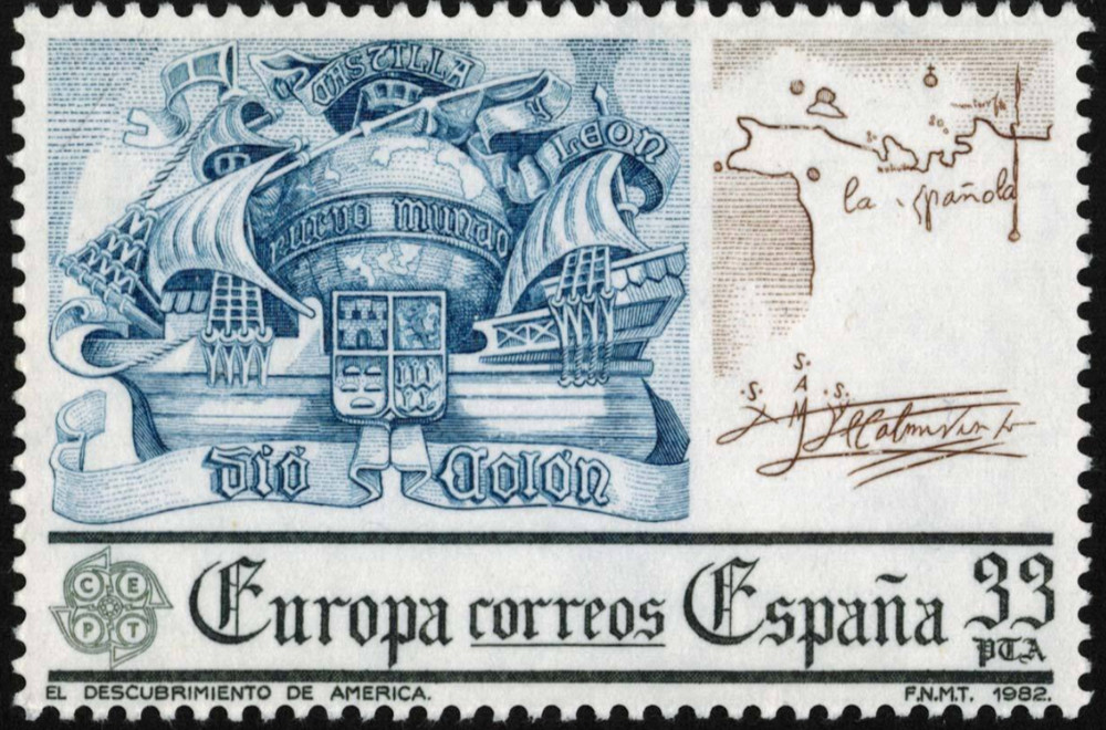 Spain #Mi2546 MNH 1982 Europa CEPT Historical Events [2291]