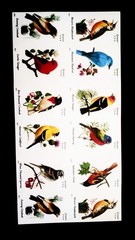 20 Songbirds US Forever Postage Stamps, Songbirds USPS Forever Postal Stamps