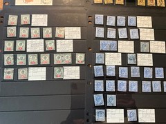 GB KEVII huge study collection in 3 High Values 2/6, 5/-, 10/- 16 cards *a512