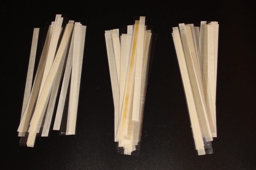 Lot of 60 Harris Small Crystal Mounts Self Stick Adhesive Type Loose