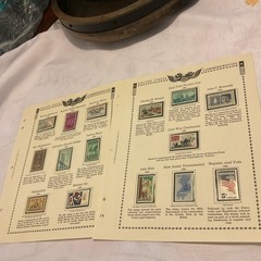 U.S.-(-1964-)-HISTORICAL EVENTS-lot Of 15-Stamps-ON ALBUM PAGE-USED-#30