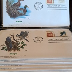 US First Day Covers Album 1969-1980 Historical Events, Folk Art, Wildlife