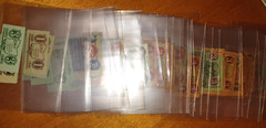 State of Ohio, Prepaid Sales Tax stamps many with Vendor Stub large lot