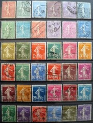 France 38 Sower stamps vintage 1905-1938 collection rarely seen at bargain price