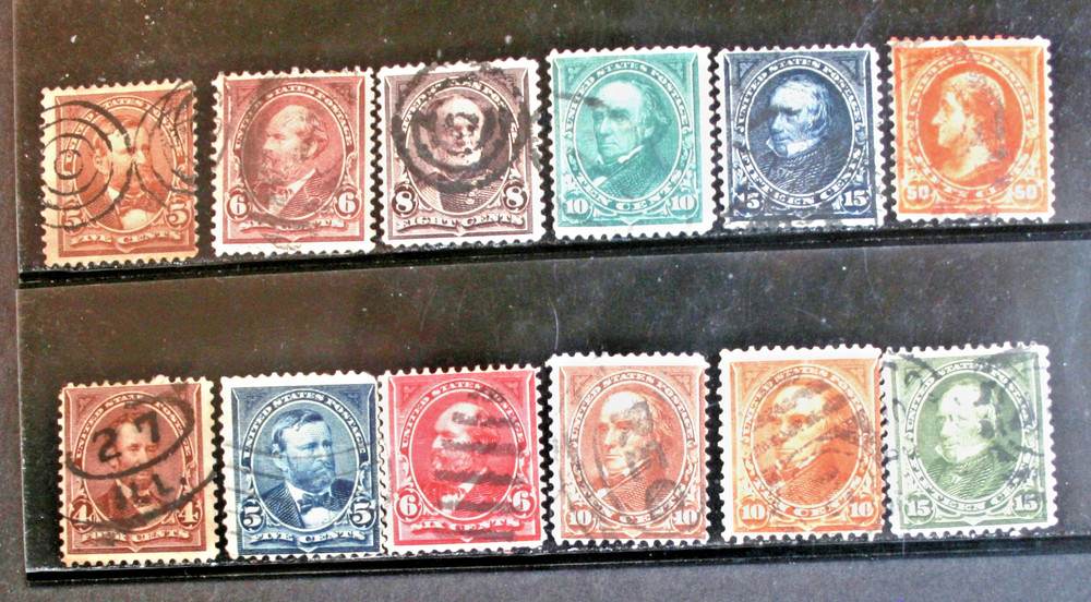7-1, RNV499 *** LOT 7797, 19th CENTURY USED STAMPS, CV $106.00