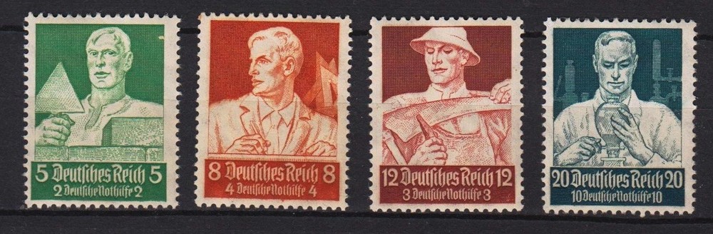 GERMANY 1934. REICH PROFESSIONS SELECTION MINT NEVER HINGED high catalog value