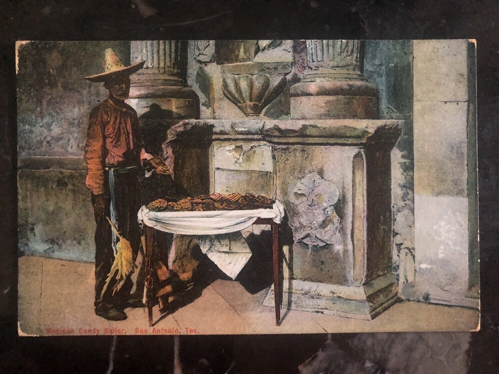 1911 San Antonio TX USA Postcard Cover Mexican Candy Seller To Litchfield