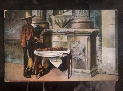 1911 San Antonio TX USA Postcard Cover Mexican Candy Seller To Litchfield