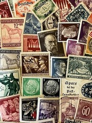 DEUTSCHES REICH – mainly WWII, with areas – Collection of 500 stamps – MNH/Used