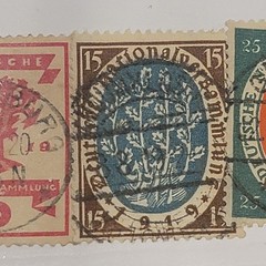 Germany Postage Stamps 105-108 Multi-Color 10 15 25 30 Nationalversammlung