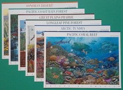 Complete Set of 12 NATURE OF AMERICA Sheets US Postage Stamps USA Sc 3293 – 4474