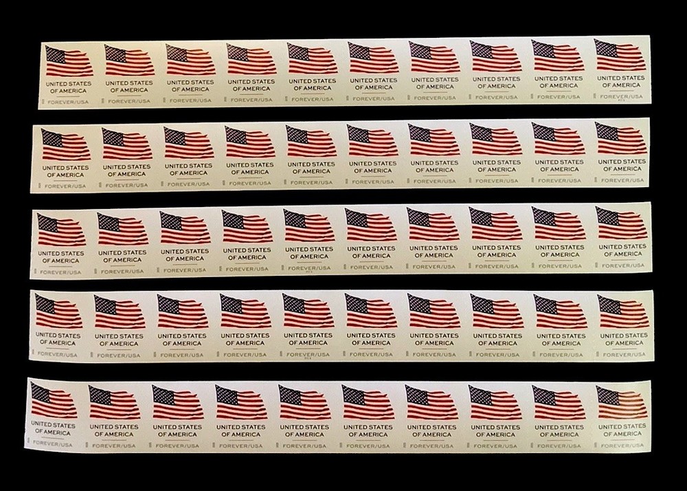 50 First Class Stamps USPS Postage (Current Value $39) 2025 Bulk Cut New