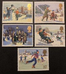 GB 1990 Mint MNH Christmas SG1526 – SG1530 Set – UK Seller – FREE UK P&P!