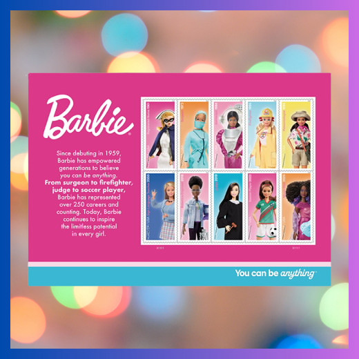 *NEW* US Stamps – 2026 SC#6114 Barbie Forever Stamps – Sheet of 10 – MNH