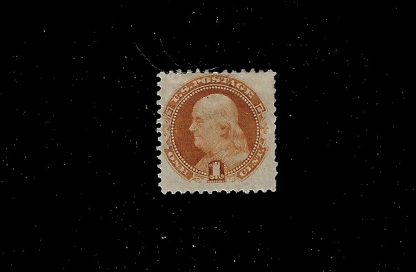 US Scott 123 Mint Original Gum, No Grill, Hard White Paper, SCV $425.00
