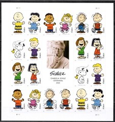 US 2022 Sc.#5735a Charles M. Schulz (Peanuts) MNH Sheet of 20 Forever. FV $15.60