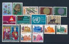 LUXEMBOURG 1970 COMPLETE YEAR SET MINT NEVER HINGED MNH (SEE PICTURE)