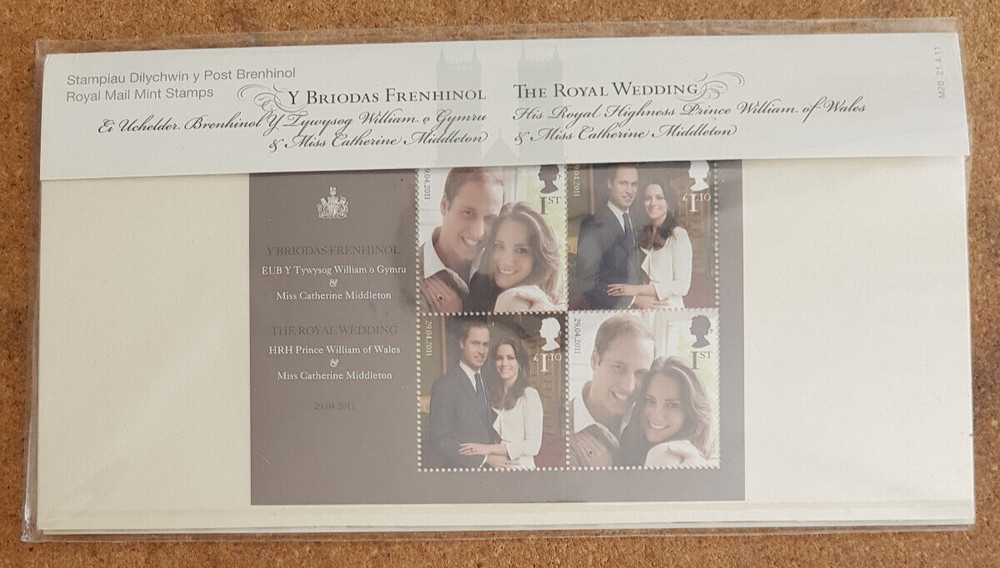 2011 The Royal Wedding MS3180 PRESENTATION PACK NO M20 mnh