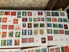 German stamps M&U Reich stamps inflation posed ddr 77 approval leaves *a505