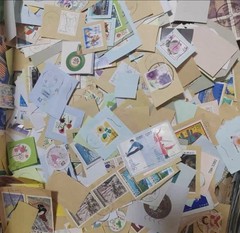 Japan 50 pcs Onpaper Used Mixed Stamps Lot Kiloware + Free Shipping Free Gift