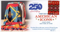 26-208, 2026, American Icons, Complete Set (13 Covers) First Day Cover, DCP