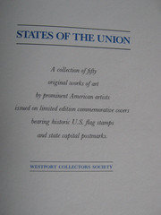 Book State Flag 50 First Day Covers 1976 Stamp Sheet Westport Collectors Society