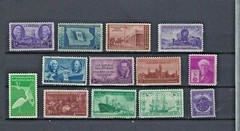 1946-47 Full Set U.S. COMMEMORATIVE STAMPS #939-47, 949-52 MINT FREE SHIPPING