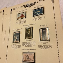 U.S.-(-1962-)-HISTORICAL EVENTS-lot Of 11. Stamps-ON ALBUM PAGE-USED-#30