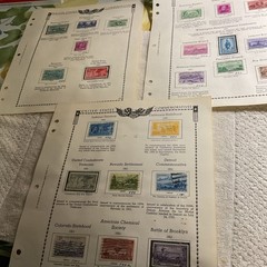 U.S.-(-1949-1951-)-HISTORICAL EVENTS-lot Of 23- Stamps-ON ALBUM PAGE-USED-#30