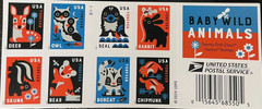 2025 Baby Wild Animals Stamps – Booklet of 20 – Forever – MNH
