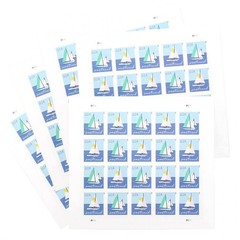 20 – 2023 US Sailboats Postcard Forever First-Class Stamps (1 Sheet/Panel)