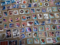 100 GENUINE FOREVER 73¢ US POSTAGE STAMPS NOT USED AS INTENDED PURPOSE ON PAPER
