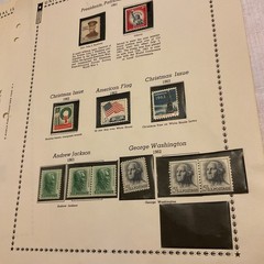 U.S.-(-1961-1962-)-HISTORICAL EVENTS-lot Of 15-Stamps-ON ALBUM PAGE-USED-#30