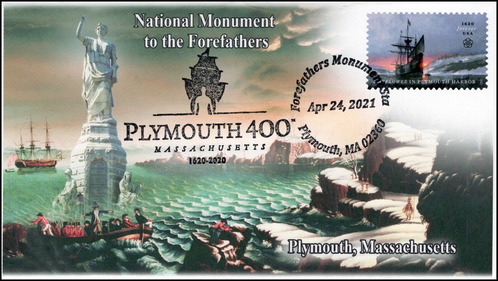 21-075, 2021,Plymouth 400, Event Cover, Pictorial Postmark, SC 5524, National Mo
