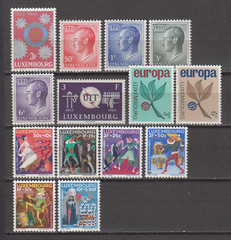 LUXEMBOURG 1965 COMPLETE YEAR SET MINT NEVER HINGED MNH (SEE PICTURE)